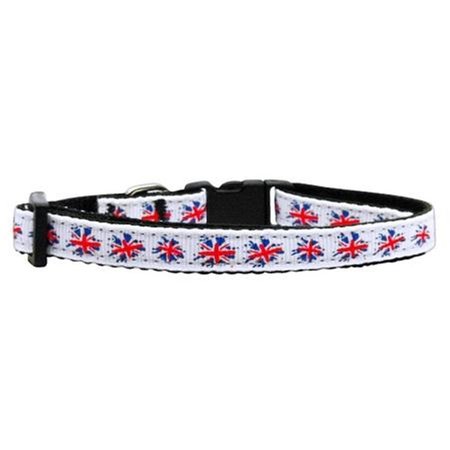 UNCONDITIONAL LOVE Graffiti Union Jack- UK Flag Nylon Ribbon Collar Small UN847482